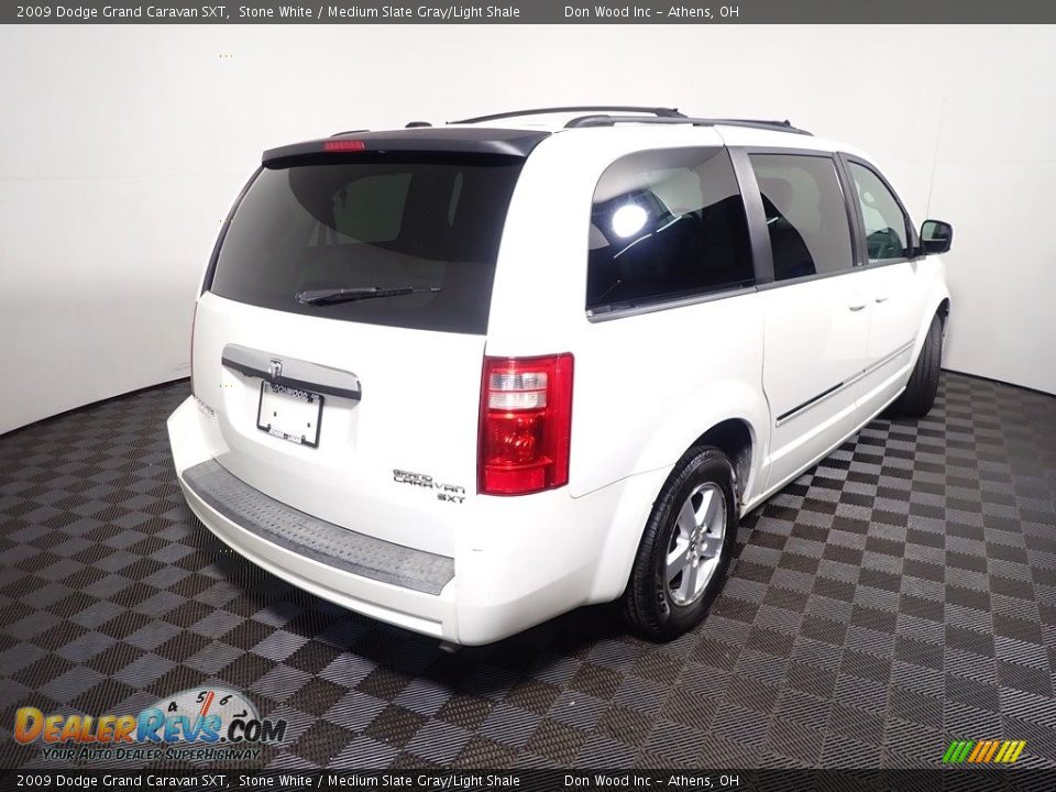 2009 Dodge Grand Caravan SXT Stone White / Medium Slate Gray/Light Shale Photo #21