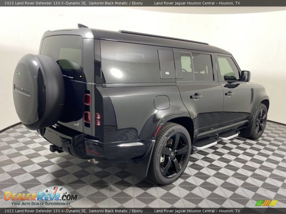 2023 Land Rover Defender 130 X-Dynamic SE Santorini Black Metallic / Ebony Photo #2