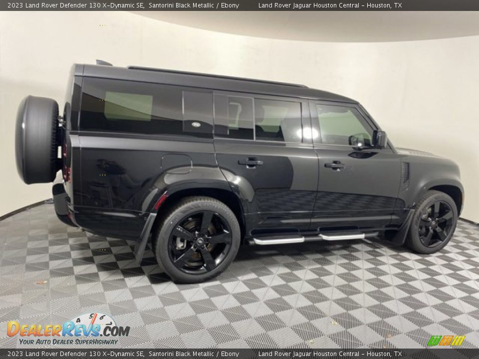 2023 Land Rover Defender 130 X-Dynamic SE Santorini Black Metallic / Ebony Photo #11