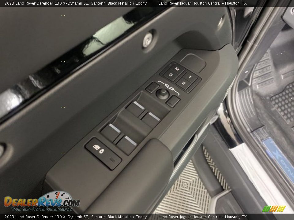 2023 Land Rover Defender 130 X-Dynamic SE Santorini Black Metallic / Ebony Photo #14