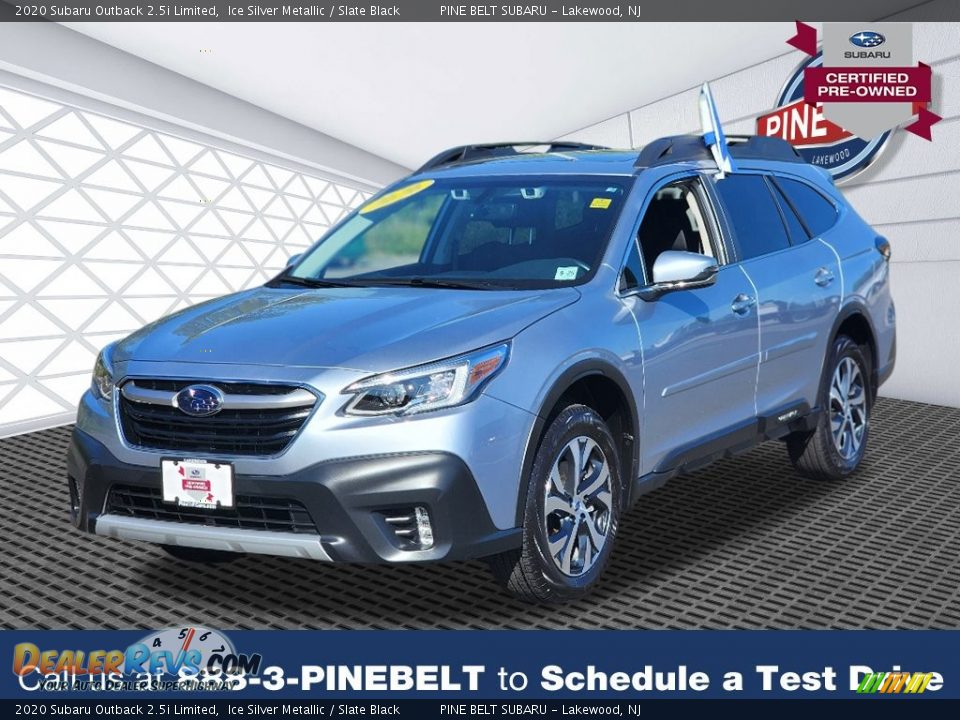 2020 Subaru Outback 2.5i Limited Ice Silver Metallic / Slate Black Photo #1