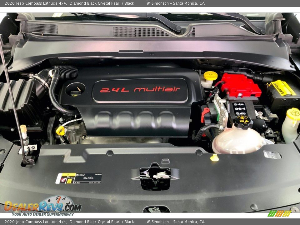 2020 Jeep Compass Latitude 4x4 2.4 Liter SOHC 16-Valve VVT MultiAir 4 Cylinder Engine Photo #9