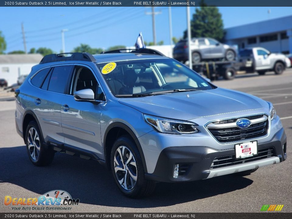 2020 Subaru Outback 2.5i Limited Ice Silver Metallic / Slate Black Photo #13