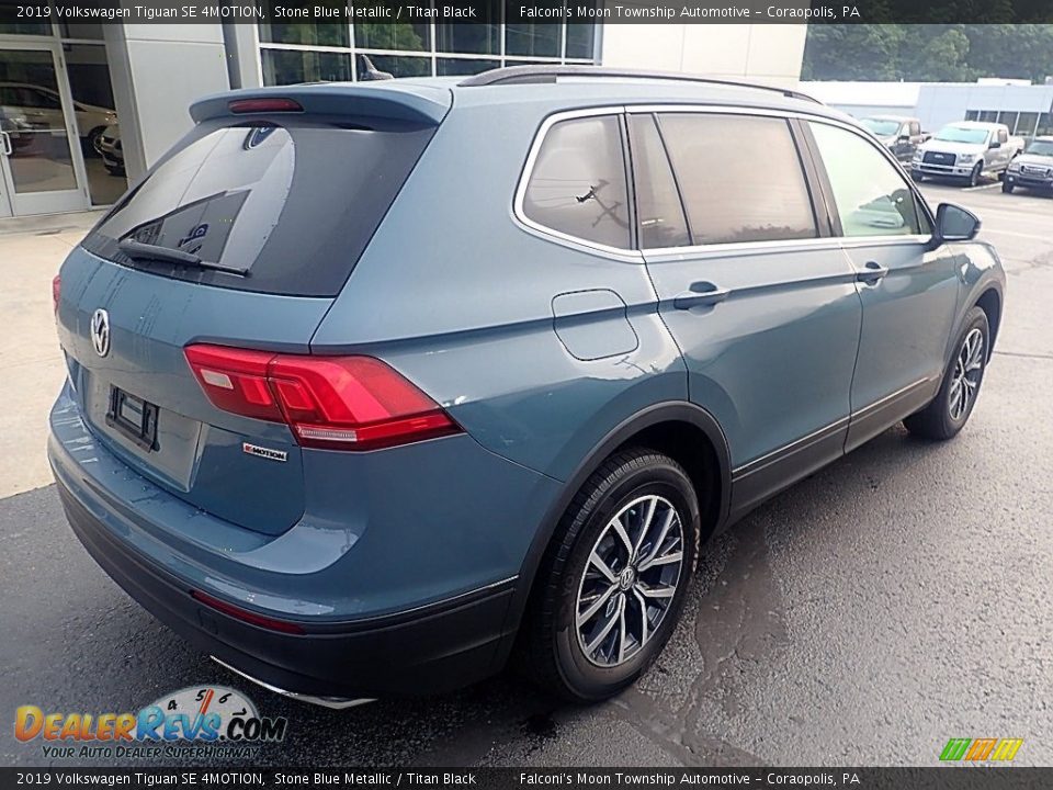 2019 Volkswagen Tiguan SE 4MOTION Stone Blue Metallic / Titan Black Photo #2