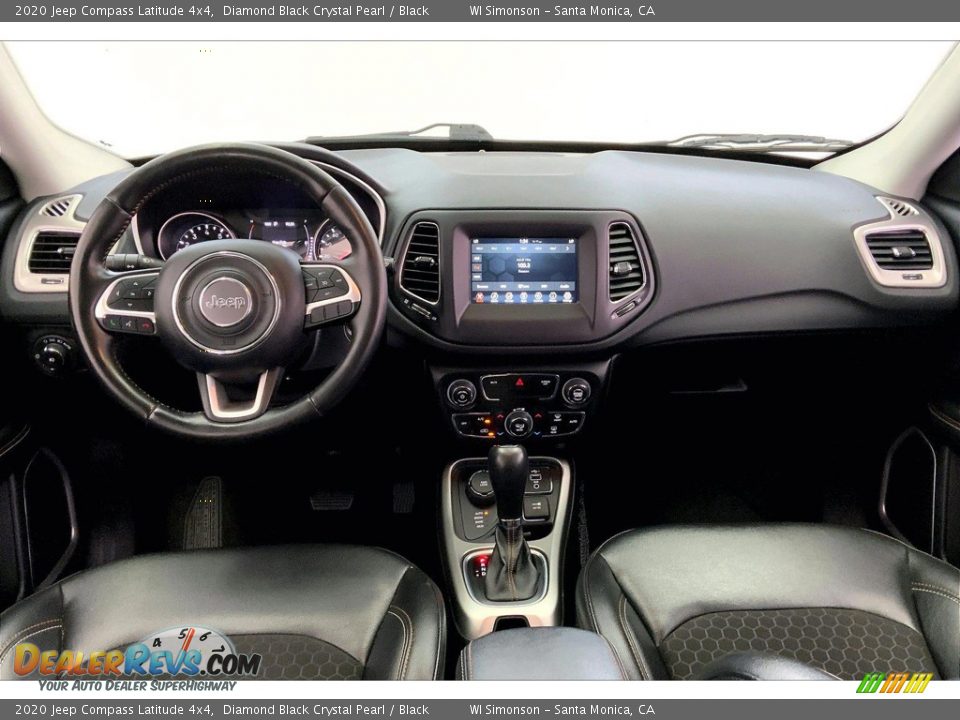 Black Interior - 2020 Jeep Compass Latitude 4x4 Photo #15