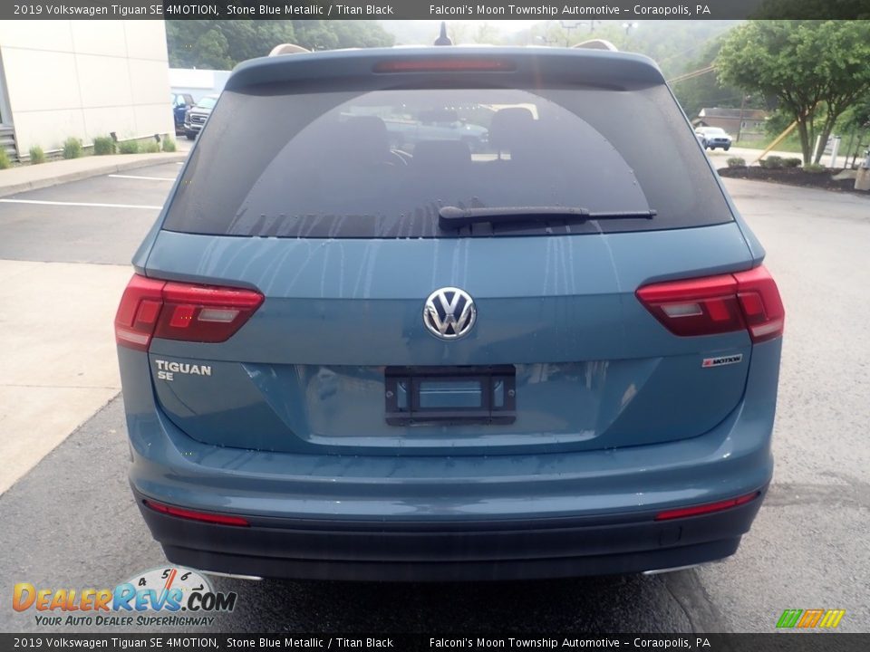 2019 Volkswagen Tiguan SE 4MOTION Stone Blue Metallic / Titan Black Photo #3
