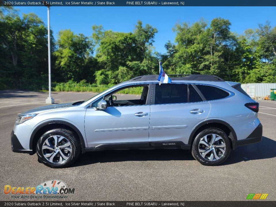 2020 Subaru Outback 2.5i Limited Ice Silver Metallic / Slate Black Photo #16