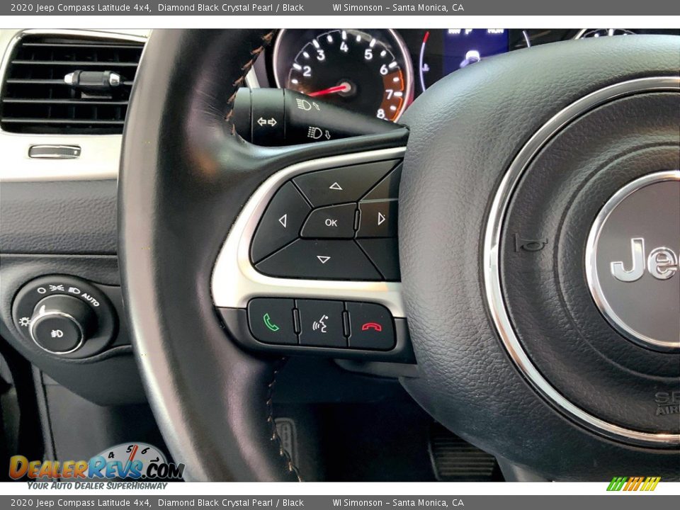 2020 Jeep Compass Latitude 4x4 Steering Wheel Photo #21