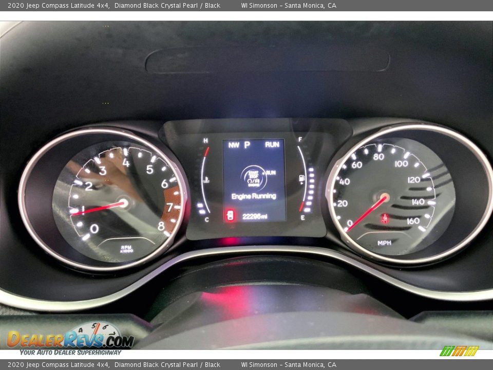 2020 Jeep Compass Latitude 4x4 Gauges Photo #23