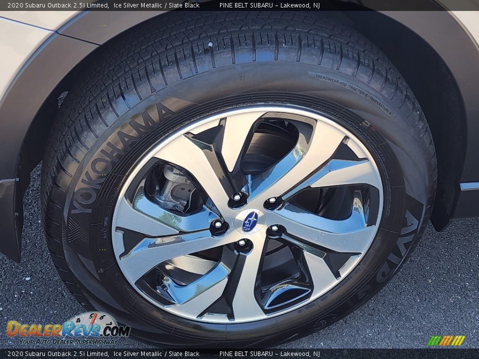 2020 Subaru Outback 2.5i Limited Ice Silver Metallic / Slate Black Photo #28