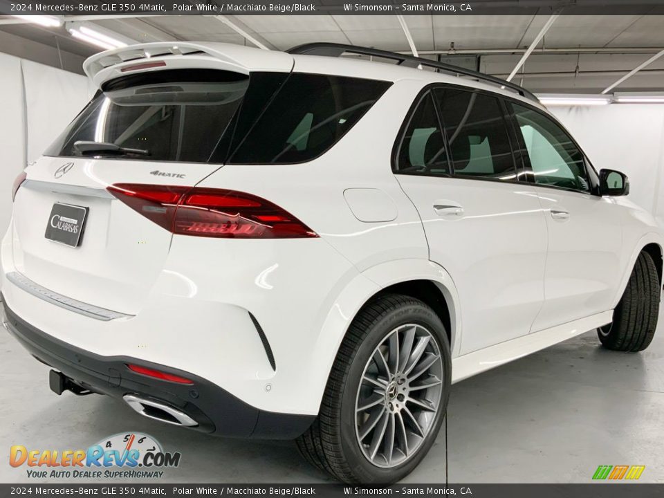 2024 Mercedes-Benz GLE 350 4Matic Polar White / Macchiato Beige/Black Photo #4