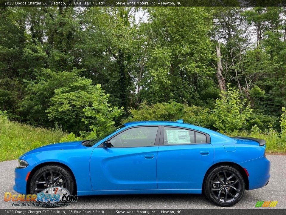 B5 Blue Pearl 2023 Dodge Charger SXT Blacktop Photo #1