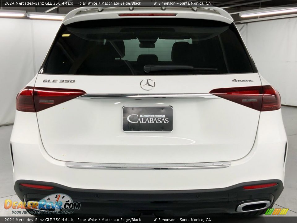 2024 Mercedes-Benz GLE 350 4Matic Polar White / Macchiato Beige/Black Photo #5