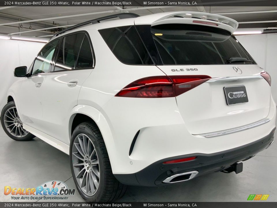 2024 Mercedes-Benz GLE 350 4Matic Polar White / Macchiato Beige/Black Photo #6