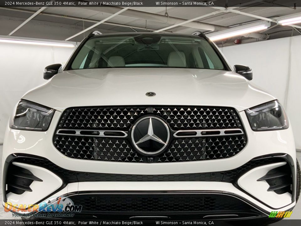 2024 Mercedes-Benz GLE 350 4Matic Polar White / Macchiato Beige/Black Photo #8