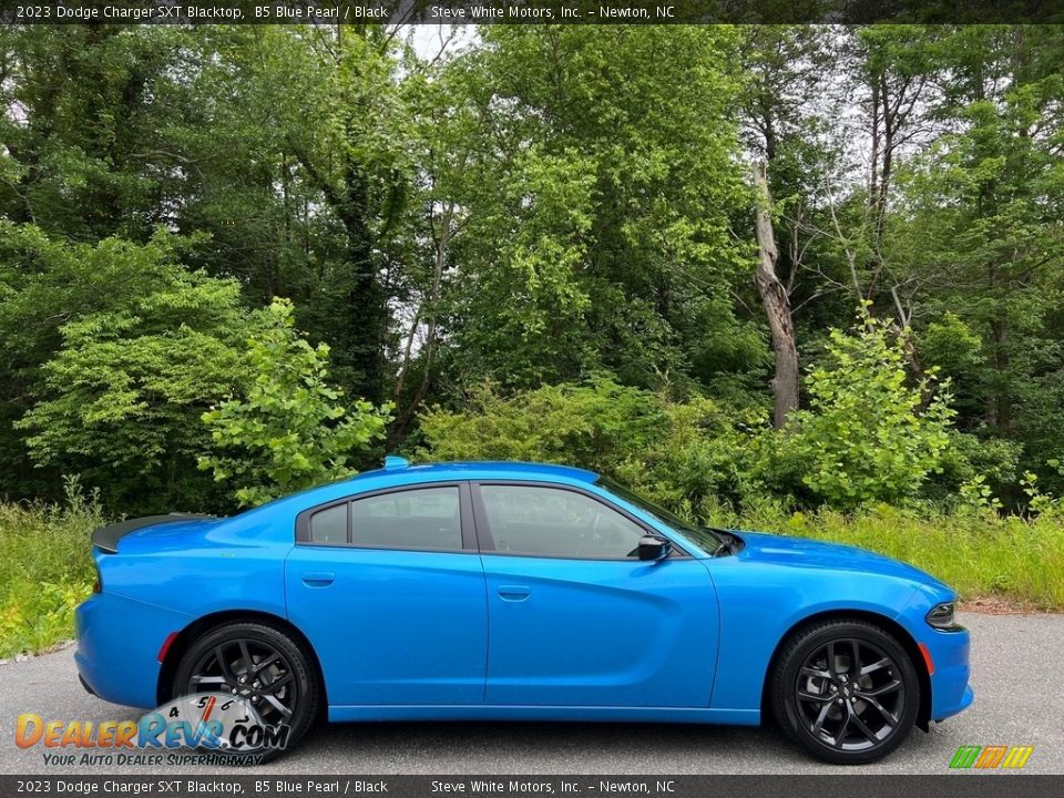 B5 Blue Pearl 2023 Dodge Charger SXT Blacktop Photo #5