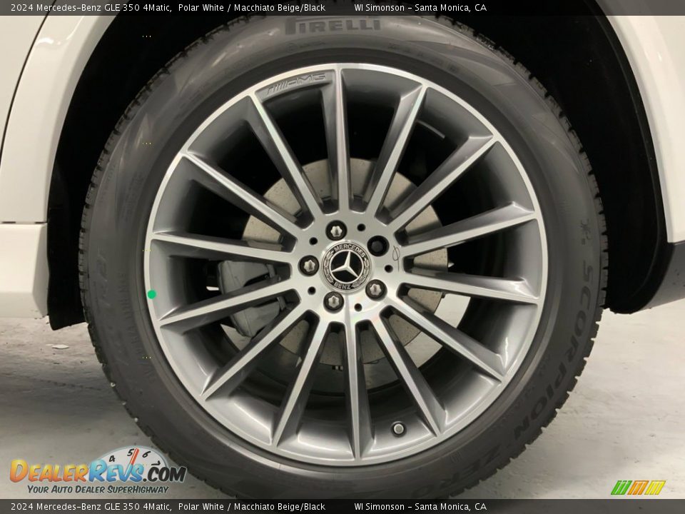 2024 Mercedes-Benz GLE 350 4Matic Polar White / Macchiato Beige/Black Photo #9