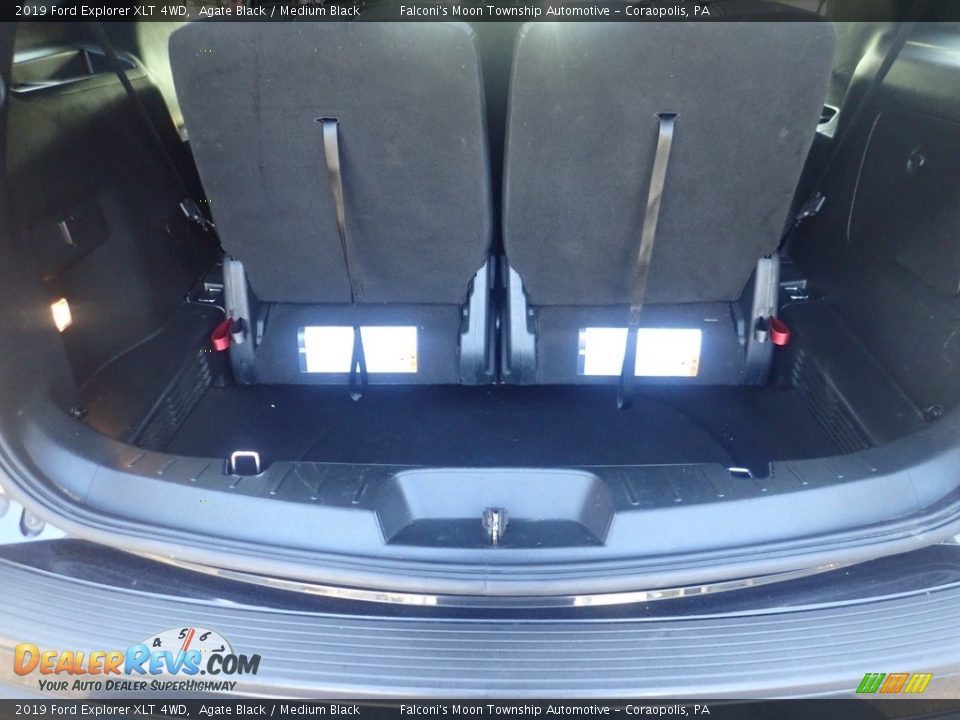 2019 Ford Explorer XLT 4WD Agate Black / Medium Black Photo #4