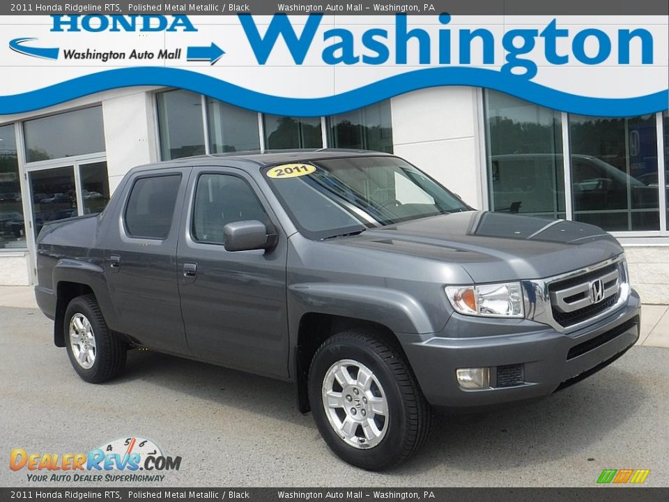 2011 Honda Ridgeline RTS Polished Metal Metallic / Black Photo #1