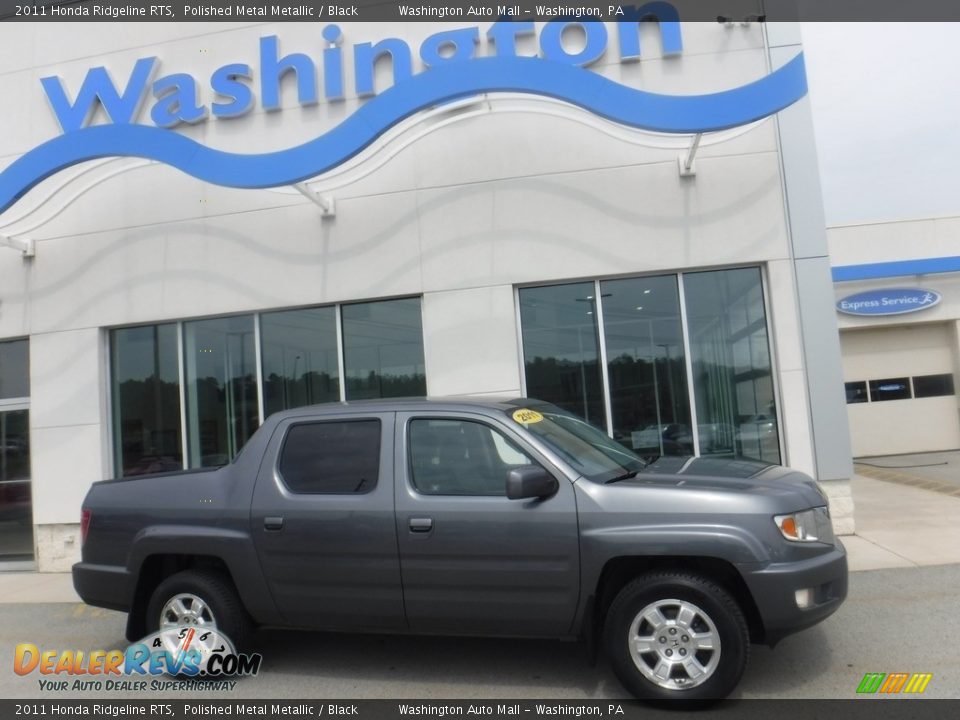 2011 Honda Ridgeline RTS Polished Metal Metallic / Black Photo #2