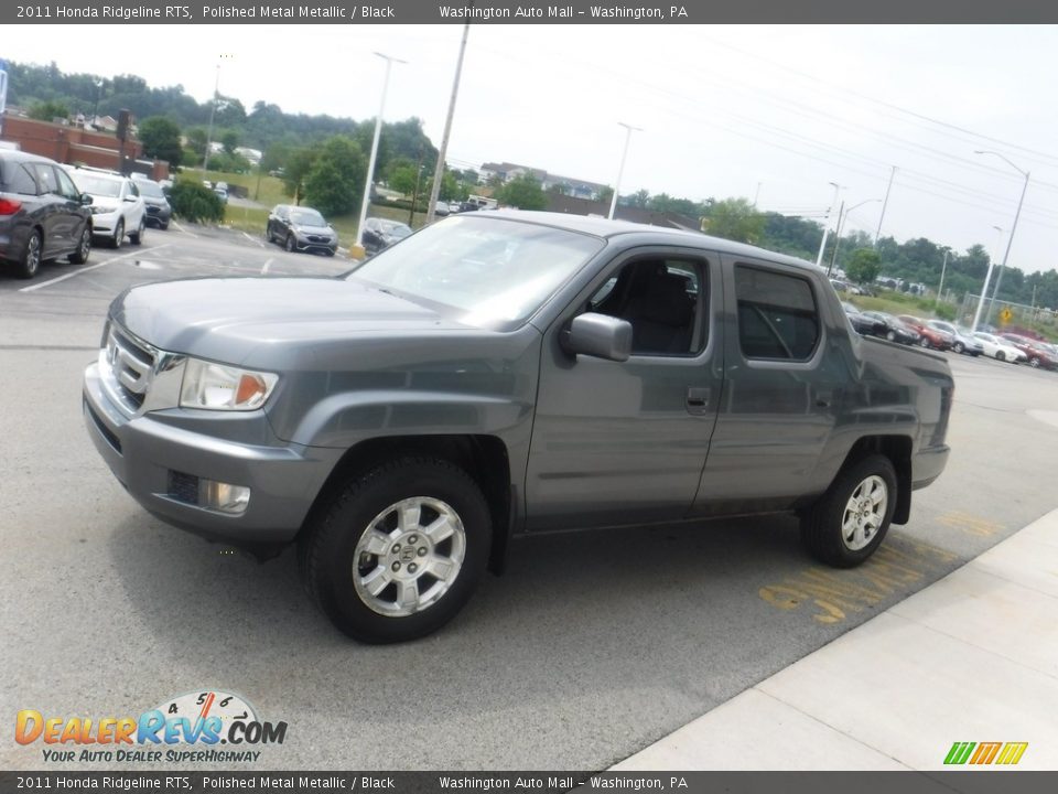 2011 Honda Ridgeline RTS Polished Metal Metallic / Black Photo #6