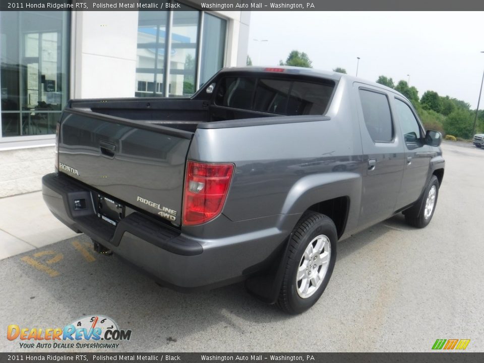 2011 Honda Ridgeline RTS Polished Metal Metallic / Black Photo #10