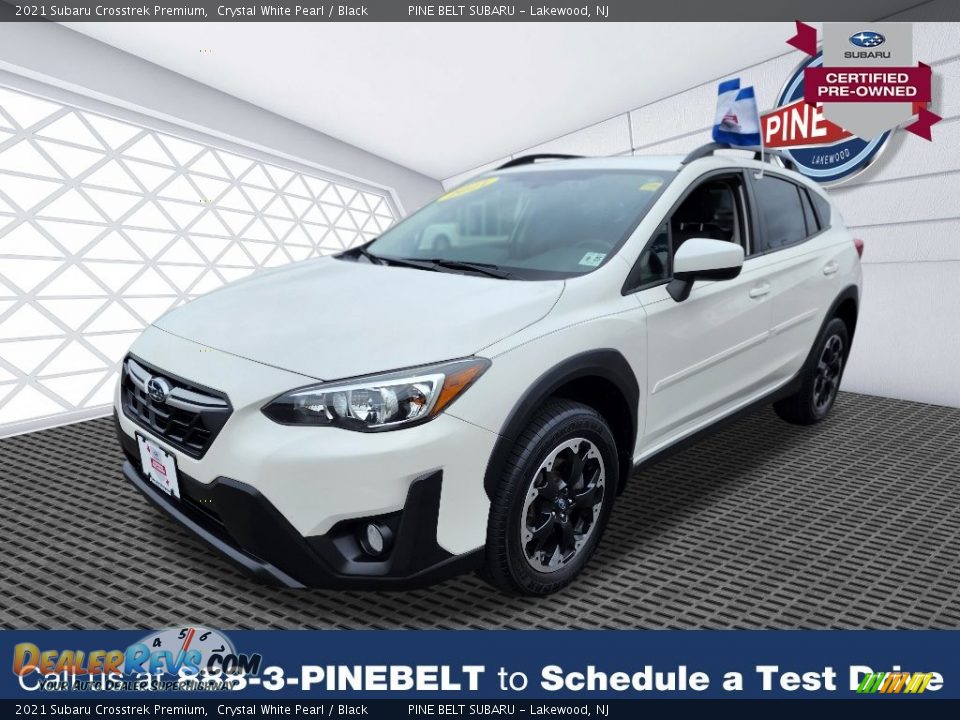 2021 Subaru Crosstrek Premium Crystal White Pearl / Black Photo #1