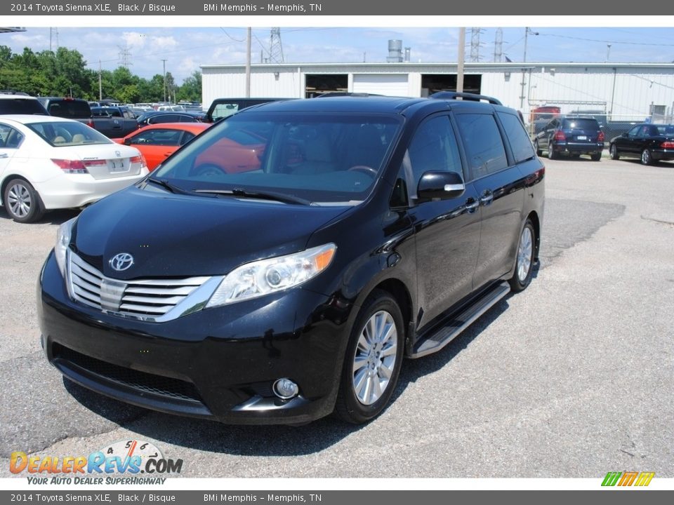 2014 Toyota Sienna XLE Black / Bisque Photo #1