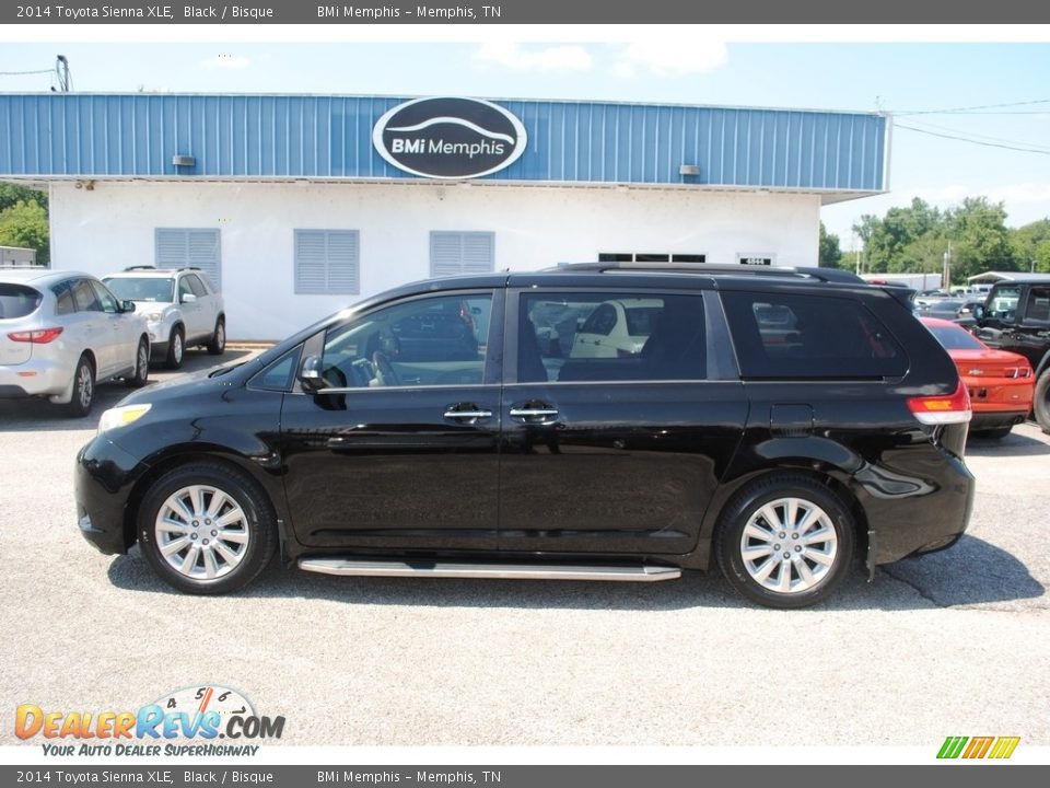 2014 Toyota Sienna XLE Black / Bisque Photo #2