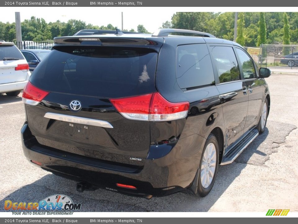 2014 Toyota Sienna XLE Black / Bisque Photo #5