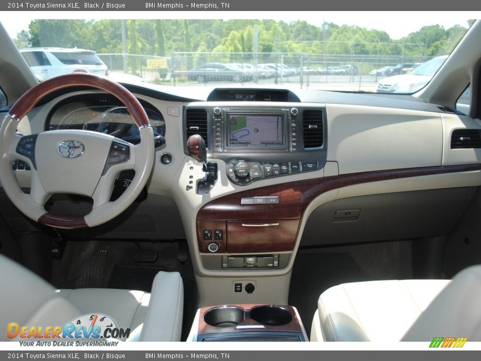 2014 Toyota Sienna XLE Black / Bisque Photo #9