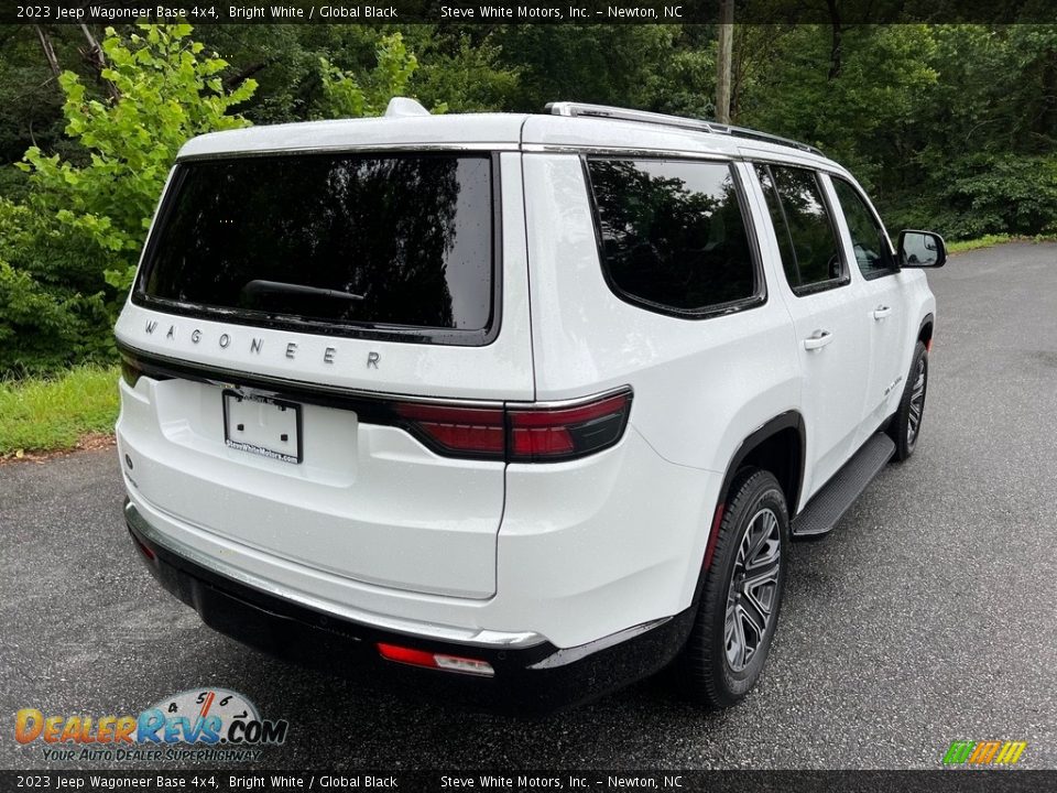 2023 Jeep Wagoneer Base 4x4 Bright White / Global Black Photo #5