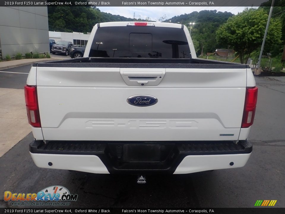 2019 Ford F150 Lariat SuperCrew 4x4 Oxford White / Black Photo #3