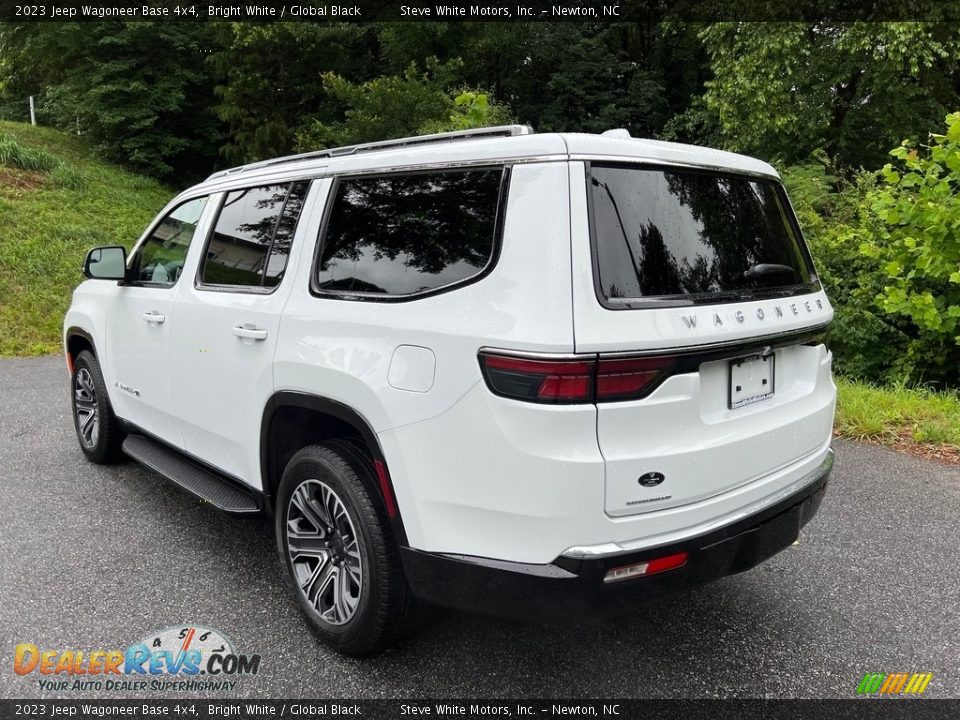 2023 Jeep Wagoneer Base 4x4 Bright White / Global Black Photo #8