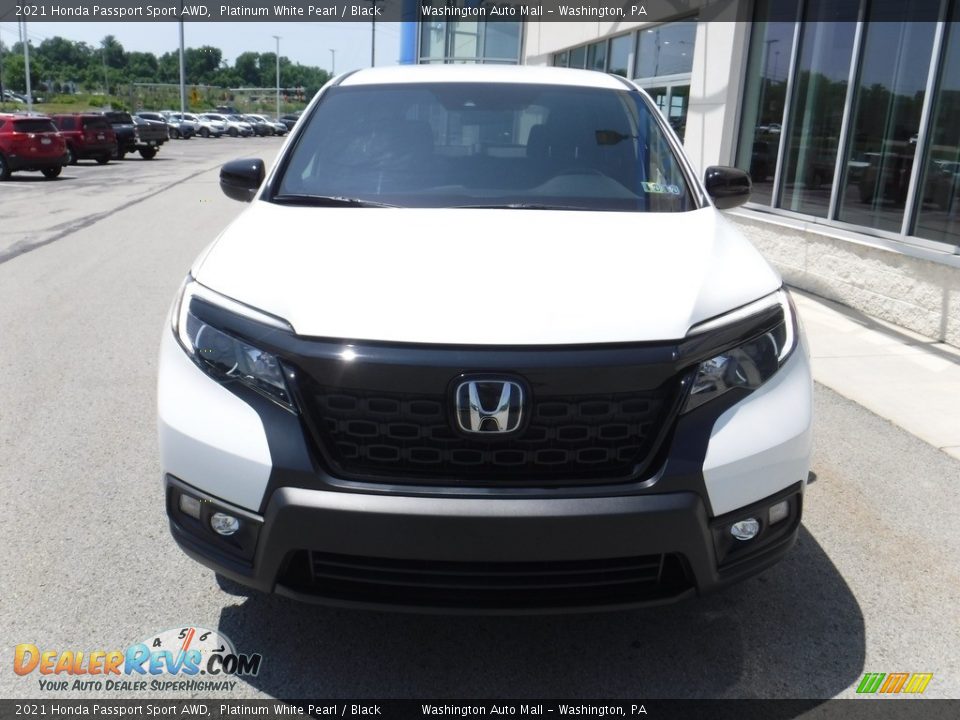 2021 Honda Passport Sport AWD Platinum White Pearl / Black Photo #4