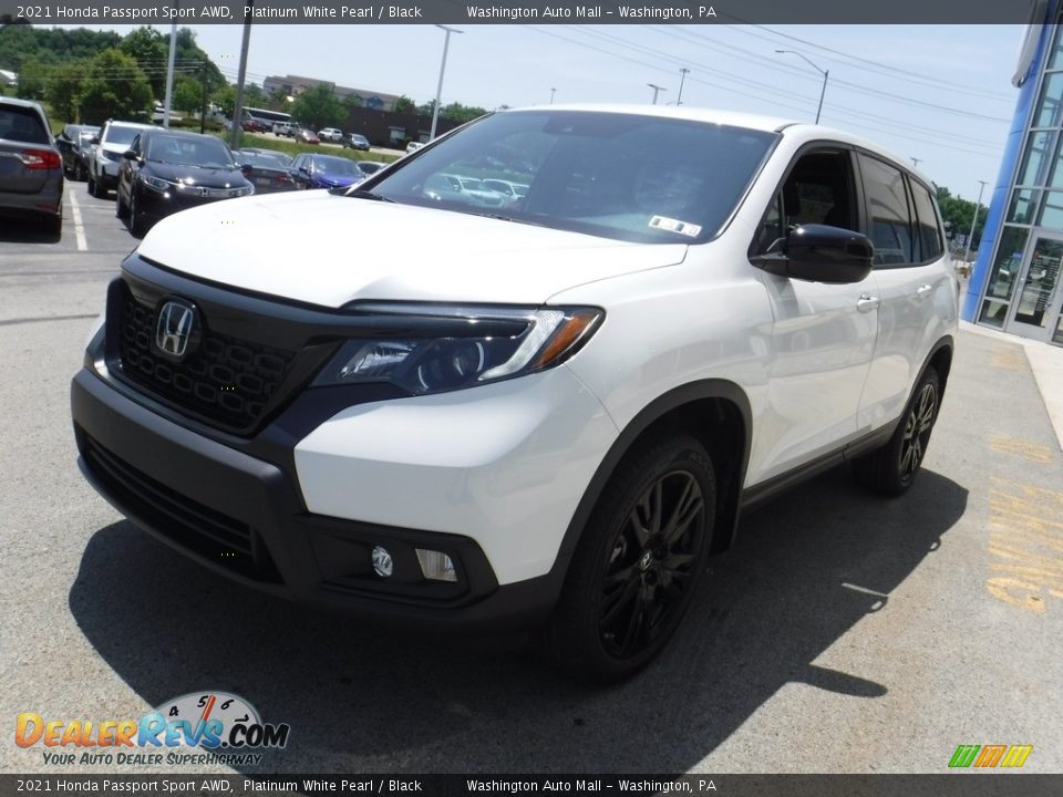 2021 Honda Passport Sport AWD Platinum White Pearl / Black Photo #5