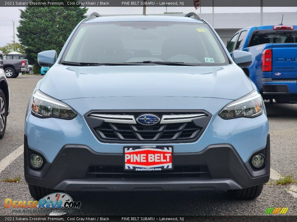 2021 Subaru Crosstrek Premium Cool Gray Khaki / Black Photo #2