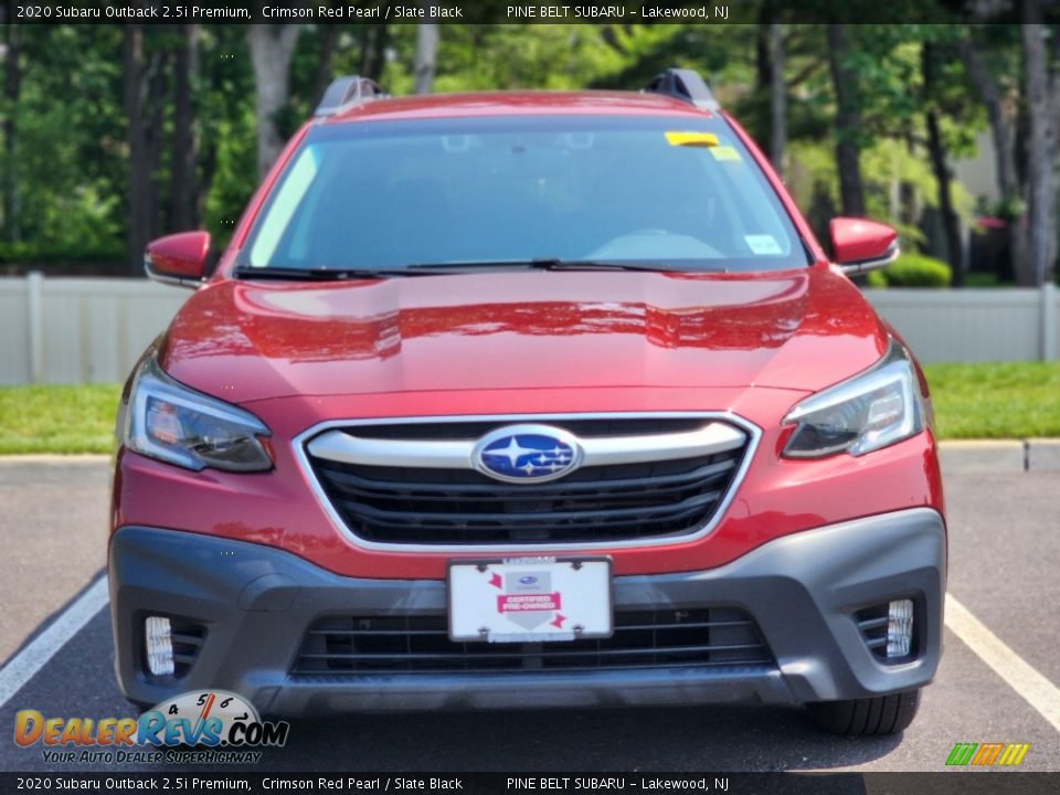 2020 Subaru Outback 2.5i Premium Crimson Red Pearl / Slate Black Photo #2