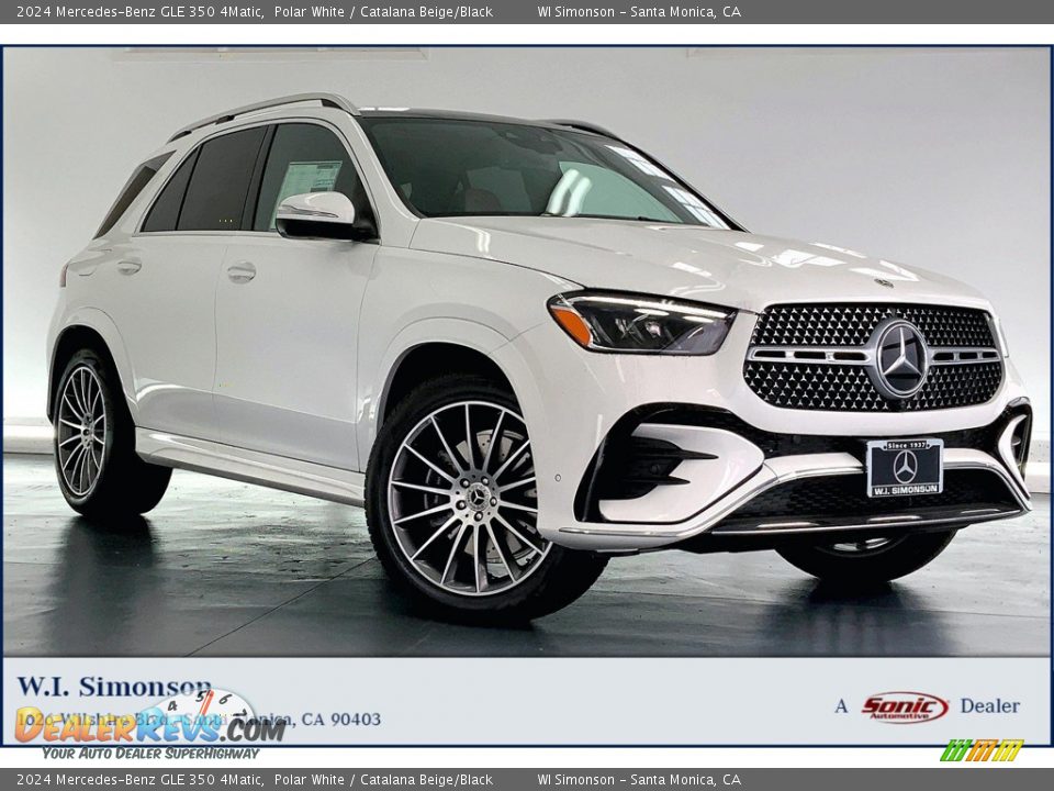 2024 Mercedes-Benz GLE 350 4Matic Polar White / Catalana Beige/Black Photo #1