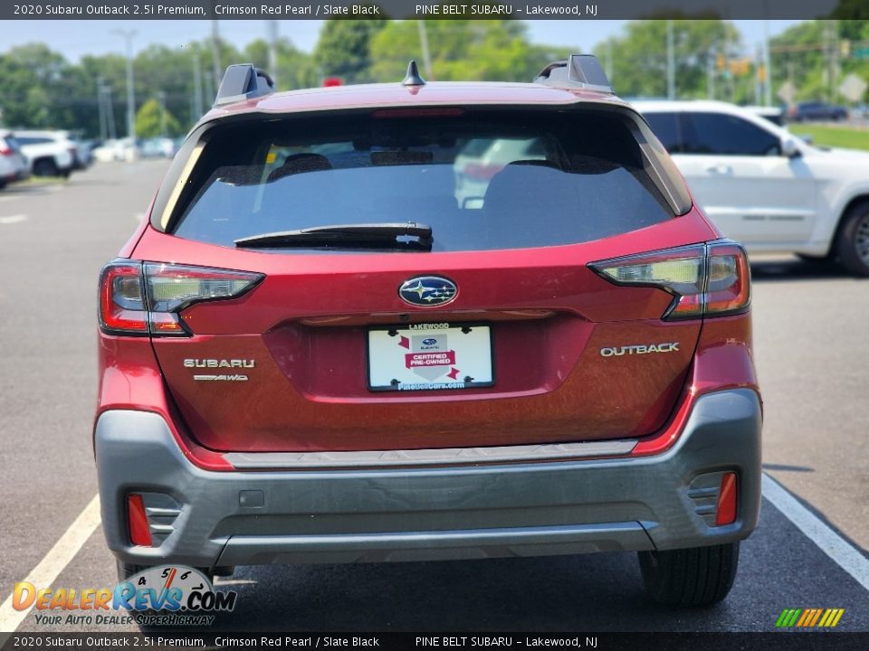 2020 Subaru Outback 2.5i Premium Crimson Red Pearl / Slate Black Photo #4