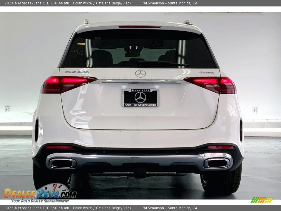 2024 Mercedes-Benz GLE 350 4Matic Polar White / Catalana Beige/Black Photo #3