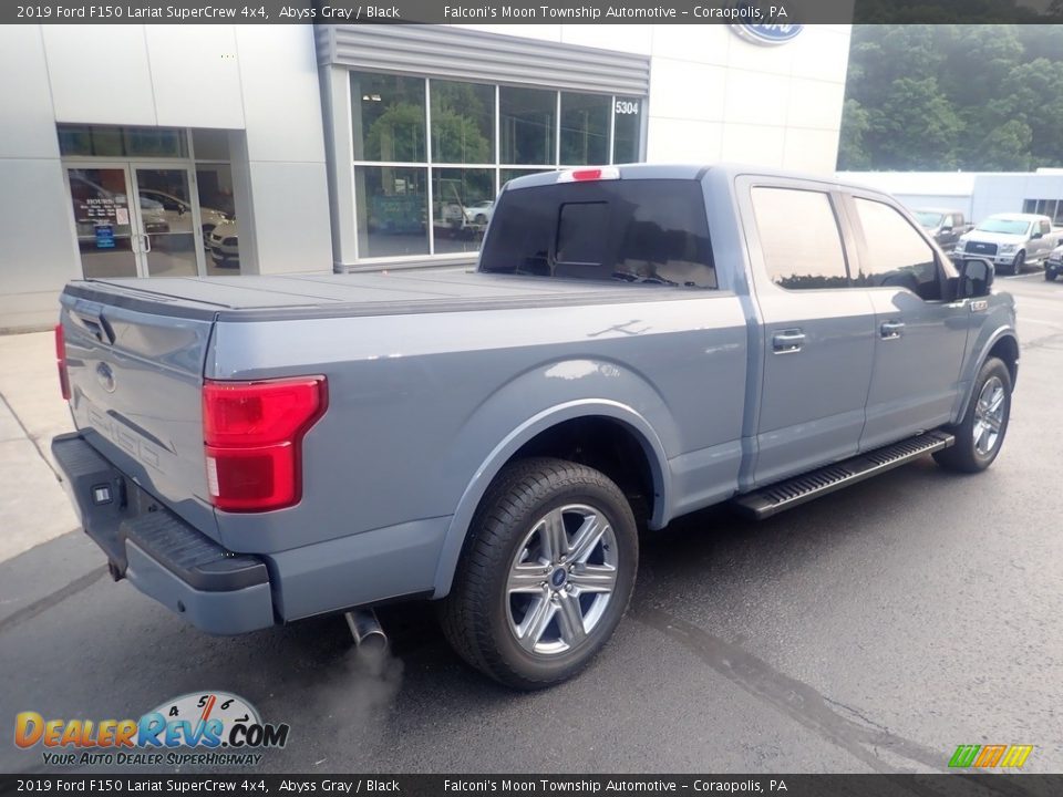 2019 Ford F150 Lariat SuperCrew 4x4 Abyss Gray / Black Photo #2