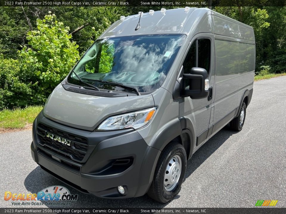 2023 Ram ProMaster 2500 High Roof Cargo Van Ceramic Gray / Black Photo #2