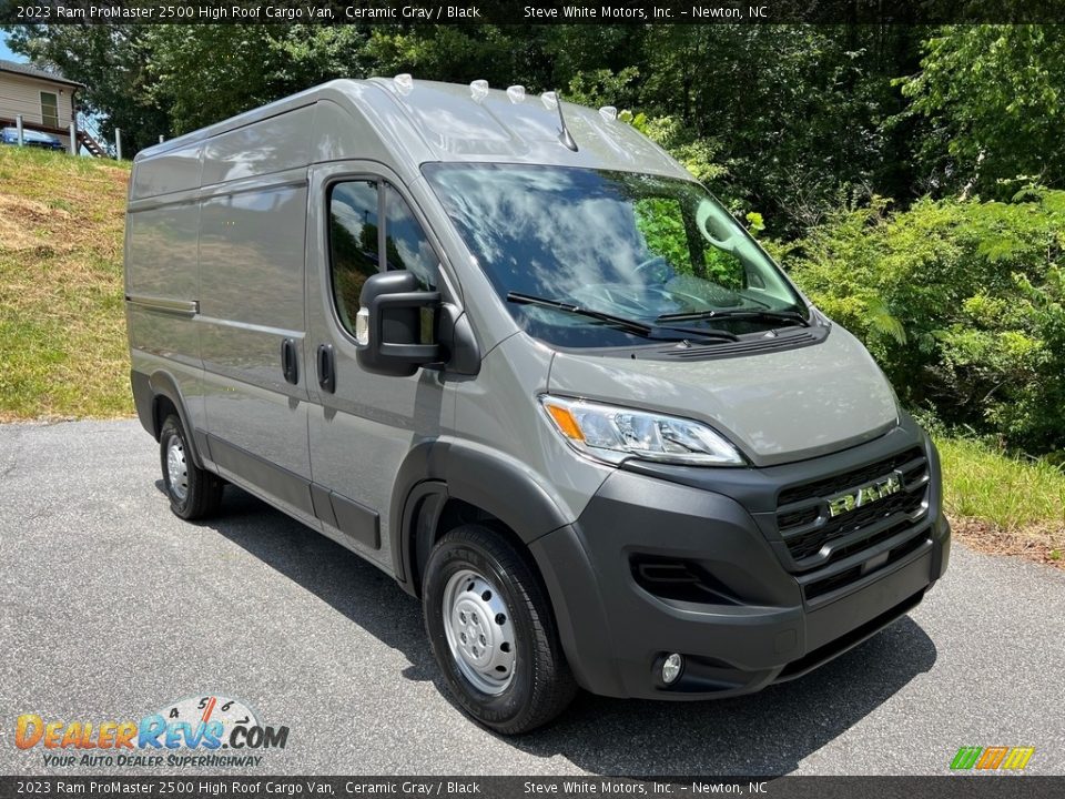 Front 3/4 View of 2023 Ram ProMaster 2500 High Roof Cargo Van Photo #4