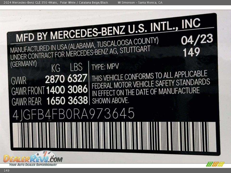149 - 2024 Mercedes-Benz GLE
