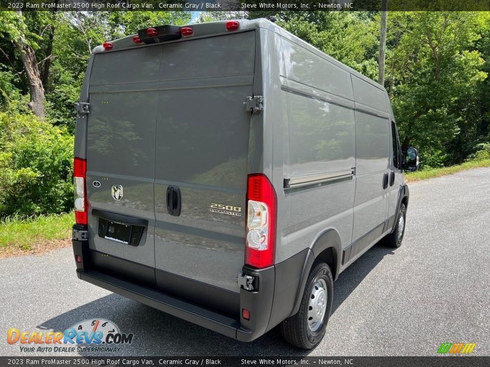 2023 Ram ProMaster 2500 High Roof Cargo Van Ceramic Gray / Black Photo #6