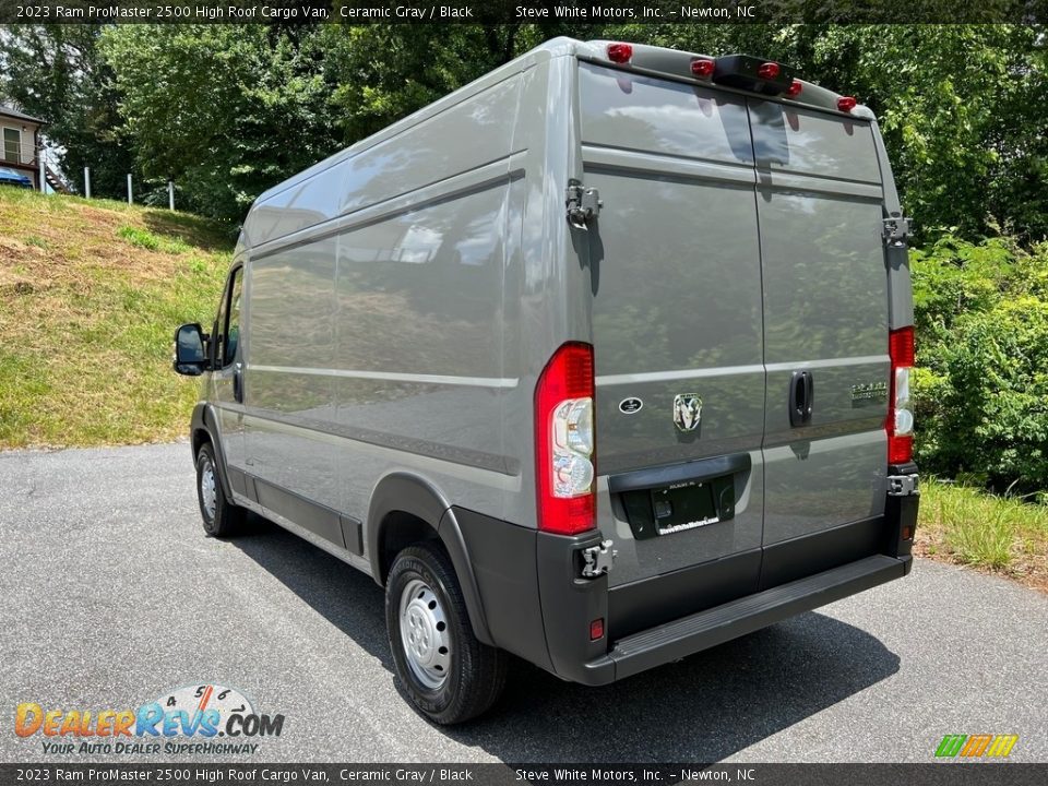 2023 Ram ProMaster 2500 High Roof Cargo Van Ceramic Gray / Black Photo #8