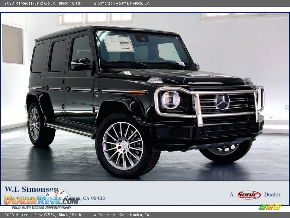 2023 Mercedes-Benz G 550 Black / Black Photo #1