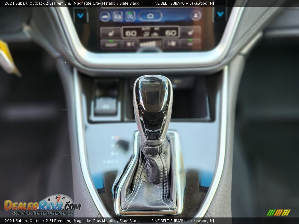 2021 Subaru Outback 2.5i Premium Magnetite Gray Metallic / Slate Black Photo #12