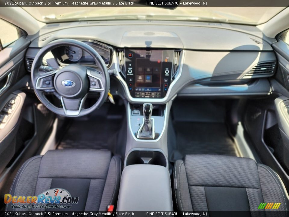 2021 Subaru Outback 2.5i Premium Magnetite Gray Metallic / Slate Black Photo #13